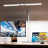 EYOCEAN Schreibtischlampe, Doppelkopf Schreibtischlampe Kinder, Augenschutz Desk Lamp, 16W 72cm...