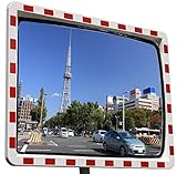 professioneller Verkehrsspiegel mit Reflektoren Konvexspiegel Sicherheitsspiegel Beobachtungsspiegel...