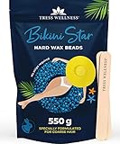 Tress Wellness Waxing Perlen - Für Sensible Haut ohne Wachsstreifen - 550g bis zu 50 mal Waxen -...