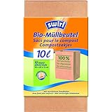 Swirl Bioabfall Papierbeutel 10l, 10 Stück