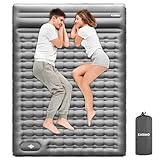 KASIMO Isomatte selbstaufblasend Camping matratze mit integrierten kopfkissen, Isomatte Outdoor...