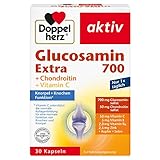 Doppelherz Glucosamin 700 Extra mit Chondroitin - Mit Vitamin C für die normale Funktion von...