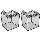 WRITWAA 2 Stück Teichpumpen Filterbeutel aus Nylon mit Kordelzug Schwarzer Teichfilterbeutel für...