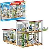 PLAYMOBIL Action Heroes 71615 Modernes Krankenhaus, mit Vier Figuren, medizinischen Geräten und...