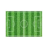 dekora –Essbarer Tortenaufleger Fußballfeld – Zuckerdekor A5 (14,8 x 21 cm) –...