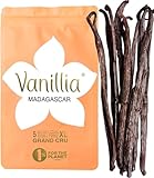 VANILLIA • 5 XL-Bourbon-Vanilleschoten aus Madagaskar • Grand-Cru-Qualität 2025 •...