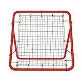 Aufun Fußball Rebounder Kickback Rückprallwand Netz, Solo Rebound Kick Trainer, für Übungen,...