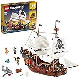 LEGO Creator 3-in-1 Piratenschiff Set, Spielzeug mit 3 Baumöglichkeiten, Baue in Piraten-Taverne...