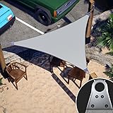 Colourtree CTAWTN Sonnensegel, dreieckig, für Terrasse, gewerblich, strapazierfähig, 260 g/m², 5...
