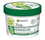 Garnier Nährende Körperpflege für trockene Haut, Body Butter mit Avocado und Omega 6, Für bis zu...