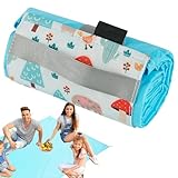 Picknickmatte, wasserdicht, faltbar, Picknickdecke, Grasdecke mit wetterfester Sanddichte für...