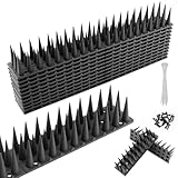 msymsyu Vogelabwehr Spikes 2.28 Meter Taubenabwehr Spikes 8 STK Vogelschutz Komplett PP-Kunststoff...