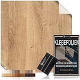 [15,44€/m²] Klebefolie in Holz-Optik - WUNSCHMAß inkl. Rakel & E-Book I Selbstklebende Holz...