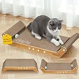 Meowker Kratzbrett ist für Katzen und Kätzchen im Haus geeignet, 60 cm Abriebfestes...