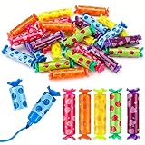 24 Stück Mini Textmarker, Süße Bonbon Textliner Stifte für Kinder Schüler - 6 Farben, lustige...