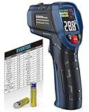 Eventek Infrarot Thermometer -58°F~1112°F (-50°C～600°C), IR Pyrometer Berührungslos Digital...