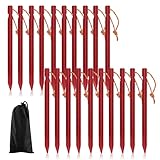 20 Stück Zelt Heringe, 18cm/7' Zeltheringe Sturmsicher Sandheringe Aluminium Heringe Zeltheringe...