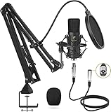 TONOR XLR Nierencharakteristik Kondensator Mikrofon Kit Professional Nieren Studio mit T20...