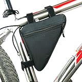 Crepundia Fahrradtaschen für Pendler, Nylon Fahrradtasche Fahrrad wasserdichte Lagerung...