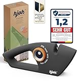 kjøk Premium Messerschärfer manuell - Drehknopf Messerschleifer und Scherenschleifer - ABS...