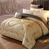 Extra Weiche Baumwolldecke, King Size Camelhair Duvet - Hautfreundlicher Steppkern Mit...