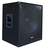 E-Lektron SUB-Q45A PA-Subwoofer Aktiv 18'/45cm Bass Lautsprecher Box mit integrierter...