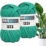 NIDONE 2 Rollen Gartenschnur, 30 m lang, weich, flexibel, grün, Gartenschnur, dehnbar, Starke...