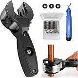 Ratsche Rohrabschneider, 8-29mm Kupferrohrschneider, Rohrschneider für Edelstahl, Kupferrohr, PVC,...