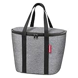 KlickFix Thermo-Tasche für Lenkerkorb Twist Silver,34x26x25 cm (1 Stück)