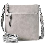 Roulens Mittel Damen Umhängetaschen, Leicht Damen Schultertasche aus Veganes Leder, Crossbody Bags...