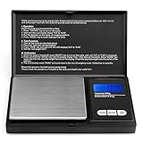 Defurhome 200g / 0,01g Taschenwaage, mit beleuchteter LCD-Anzeige Digitale Waage Feinwaage...