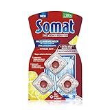 Somat Maschinenreiniger Tabs Anti-Fett (3 WL), Spülmaschinenreiniger für monatlichen Gebrauch,...