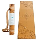 MAKAI Yogamatte aus Kork, umweltfreundlich, 100 % Naturkork und Gummi, 4 mm, rutschfeste Matte,...