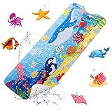 YOCOLE Badewannenmatte Kinder, 100x40cm Duschmatte Badematte Rutschfest, Antirutschmatte Badewanne...