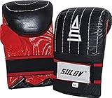 SULOV Coachinghandschuhe, Schwarz/Rot, L