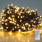 SALCAR 26m 360er LED Lichterkette Weihnachtsbaum (23m Lichterkette + 3m Stromkabel) mit...