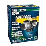 JBL PRONOVO AUTOFOOD, Futterautomat für Aquarium, Fütterung mit Fischfutter-Granulat bis zu 4x...