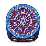 Carromco elektronische Dartscheibe FLASH-401 – Profi E-Dartboard mit 2-Loch Abstand & LED...