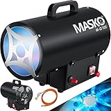 Masko® Gasheizgebläse Gasheizer Heizkanone Gasheizstrahler 10 KW Bauheizer Gas Heizgerät...