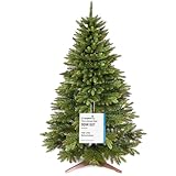 Premium Weihnachtsbaum künstlich 180cm - TESTSIEGER 10 Jahre GARANTIE - Naturgetreu, dichte Zweige,...