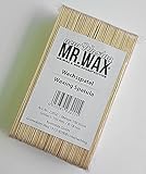 Mr. Wax Waxspatel Holzspatel für das Auftragen von Wachs, Länge 15 cm, Holz Wachsspatel 100 Stück