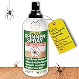 GREEN GUARDIA Spinnen Abwehrspray – Sprühfertiges Konzentrat mit pflanzlichen Ölen | 200 ml...