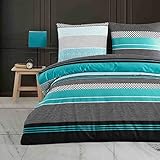 Buymax Bettwäsche 135x200 Baumwolle 2-Teilig Bettgarnitur mit Bettbezug und Kissenbezug 80x80...
