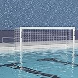 FORZA Wasserballtor zum Aufstellen | Klappbarer 3m x 0,9m Aluminiumrahmen mit Edelstahlkomponenten...