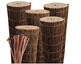 Ogrodzenia Wiklinowe Weidenmatte 140 x 500 cm Gartenzaun Balkon Terrasse Sichtschutz Weidenzaun Zaun...