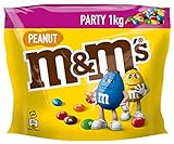 M&M'S Peanut Schokolade | Schokolinsen mit Erdnusskern | Party Schokolade Großpackung | 1kg