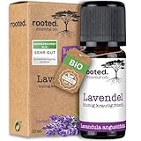 rooted.® BIO Lavendelöl [100% NATURREIN] - Echter Lavendel - Lavandula angustifolia - Ätherisches...