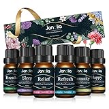 Janolia Ätherisches Öle Set, Upgrade-Paket,Reines Natürliche Duftöle Set für Diffuser...