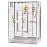 Montana Cages | Vogelkäfig Melbourne 80 - Platinum erweiterbarer Käfig Voliere für Sittiche,...