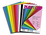 PLAY-CUT, Tonpapier, A4, 130g/m2, 50 bogen, 10 farben PH12400-99 Mikstur farbe